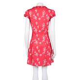 Fleabag Fleabag Red Floral Dress Cosplay Costume Halloween Carnival Party Suit